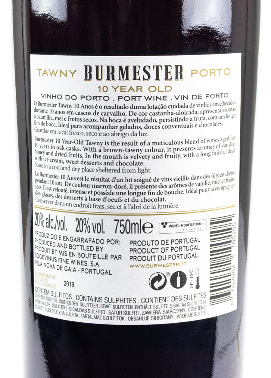 VINHO DO PORTO - BURMESTER 10 ANOS TAWNY